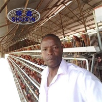 Cages à batterie pour poulets de chair, du poussin au poulet adulte, avec mangeoire, pour fermes avicoles au Nigeria