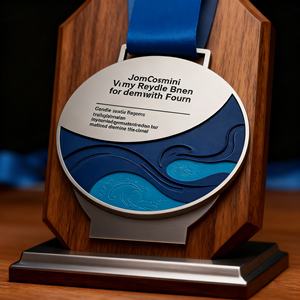 Médailles de finisseur de marathon en laiton personnalisées, plaquées or, moulées sous pression, récompenses sportives en gros - Product Image 6