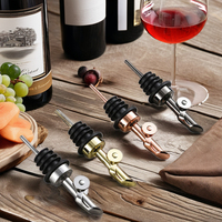 Verseur d'huile d'olive et de vin rouge en acier inoxydable 304, bouchon de bouteille écologique, accessoires de bar, bec verseur métallique pour cocktails