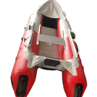 Kayak gonflable pliable et réglable JOYMAX ZM-330 de 3,3 m pour 2 personnes, canoë Dugout pour la pêche en eau de mer avec pagaies