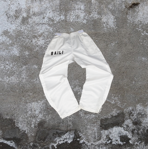 Pantalones de chándal para correr de lona de algodón de primavera, rectos, transpirables, ecológicos, de peso pesado, con logotipo personalizado, bolsillos, cordón para hombre - Product Image 2