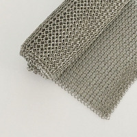 Maille de foyer en maille d'armure d'anneau de titane de résistance à hautes températures