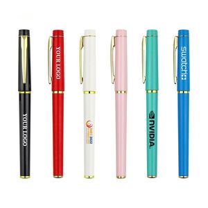 High Quality Custom Logo Blue Red Gel Ink Plastic <b>Pen</b> Factory-Priced Black Glitter Cute Style 0.5mm Writing Width Office School - Product Image 4