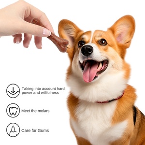 Brinquedo Interativo Universal para Cães: Osso de Limpeza Dentária Sabor Carne, Resistente à Mordida, em Formato de Bastão e Barra - Product Image 3