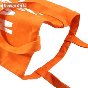 Sacs de courses écologiques personnalisés avec impression couleur du logo, sacs en coton pour femmes, sacs fourre-tout réutilisables en toile - Product Image 4