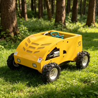 Tondeuse RC à roues 4x4 de qualité DIY, 550 mm, autopropulsée, moteur à essence monocylindre 4 temps, tout-terrain, homologuée CE EPA