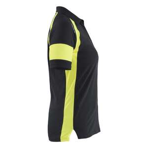 BLAKLADER - 352910509933M Polo Femme avec Hi-vis Noir/Hi-vis jaune-EAN 7330509916957 HI-VIS WORKWEAR - Product Image 4