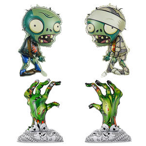 Ballons en aluminium pour Halloween, <span class=keywords><strong>Zombies</strong></span> et mains de <span class=keywords><strong>zombies</strong></span>, jeu vidéo Plants VS <span class=keywords><strong>Zombies</strong></span>, décoration de fête d'Halloween - Product Image 1