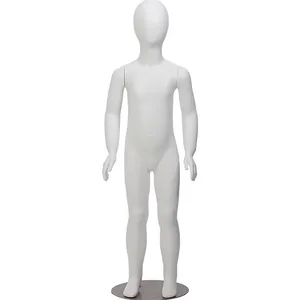 Clothing Store Children Full Body Mannequin Torso White Fiberglass Window Display Props