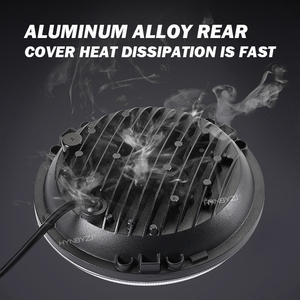 HYNBYZJ 7 'LED Phare H4 Scellé Haut Bas Faisceau 80W avec RGB Halo Anneau DRL Clignotant pour Jeep Moto Harley <span class=keywords><strong>Cafe</strong></span> - Product Image 6