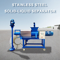 Séparateur de fumier de porc d'élevage, équipement de séparation solide et liquide, extrudeuse à vis pour fumier de volaille, machine de déshydratation