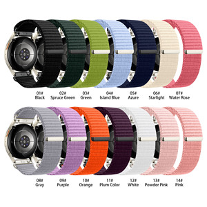 Correa de Reloj de Repuesto de 14 Colores, Estilo Simple, Elástica, con Cierre Rápido, de Nailon de 20 mm, para Hombre y Mujer, de Lujo - Product Image 6