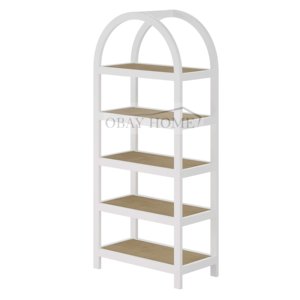 Hot Selling Wood Bookcase Storage Shelves, <strong>Freestanding</strong> Display Rack Open Bookshelf Back <strong>bar</strong> Shelf - Product Image 1