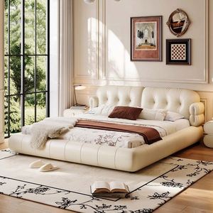 Cama litera de lujo ligero francés de madera de roble ecológica de terciera planta, de terciera planta, para dormitorio principal completo, elegante, de alta gama, color caramelo, no plegable - Product Image 3