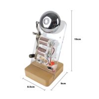 Appareil d'enseignement de la physique Modèle de cloche électrique éducatif avec base en bois