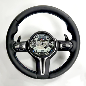 Volante de cuero <span class=keywords><strong>M</strong></span> Performance Volante apto para BMW F30 F10 F32 F10 F20 F07 F01 <span class=keywords><strong>E46</strong></span> E60 E90 M3 M4 M5 - Product Image 4