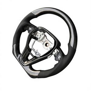 Volante Deportivo de Fibra de Carbono y Cuero de Alto Rendimiento para Land Cruiser, <span class=keywords><strong>Corolla</strong></span> Levin, Camry, Venza - Product Image 5
