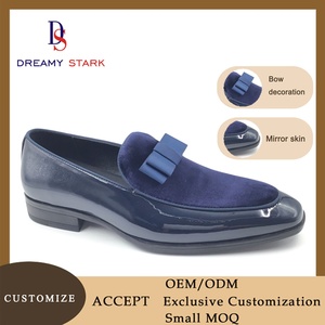 Chaussures rétro confortables et respirantes en PU, faites à la main, avec logo personnalisé peint à la main et accessoire nœud papillon léger, modèle Dreamy Stark - Product Image 2