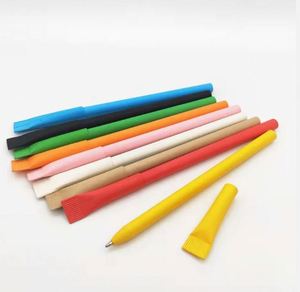 Personalized Recycled Paper Eco-Friendly <b>Gift</b> Ball Point <b>Pen</b> With Custom Logo 1.0Mm Tip Multi-Colored Ink - Product Image 4
