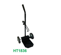 Chariot de jardin en acier personnalisable avec poignée pliable Chariot de déménagement de pots de fleurs robuste Structure de plate-forme supportée par l'OEM