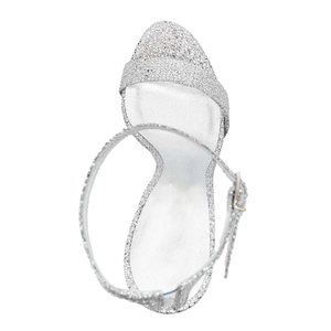 Ummer-Sandalias con lentejuelas brillantes para mujer, zapatos con logotipo personalizado de fábrica, con correa en el tobillo - Product Image 5