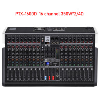 Système audio professionnel PTX-800D, équipement sonore PA, console de mixage DJ, 8 canaux, 1 sortie AUX, 99 effets DSP