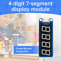 Módulo de Pantalla LED de 7 Segmentos y 4 Dígitos Zetok, Controlador TM1637, Tubo Digital Rojo para Arduino, Pantalla Numérica Brillante de 0.56 Pulgadas