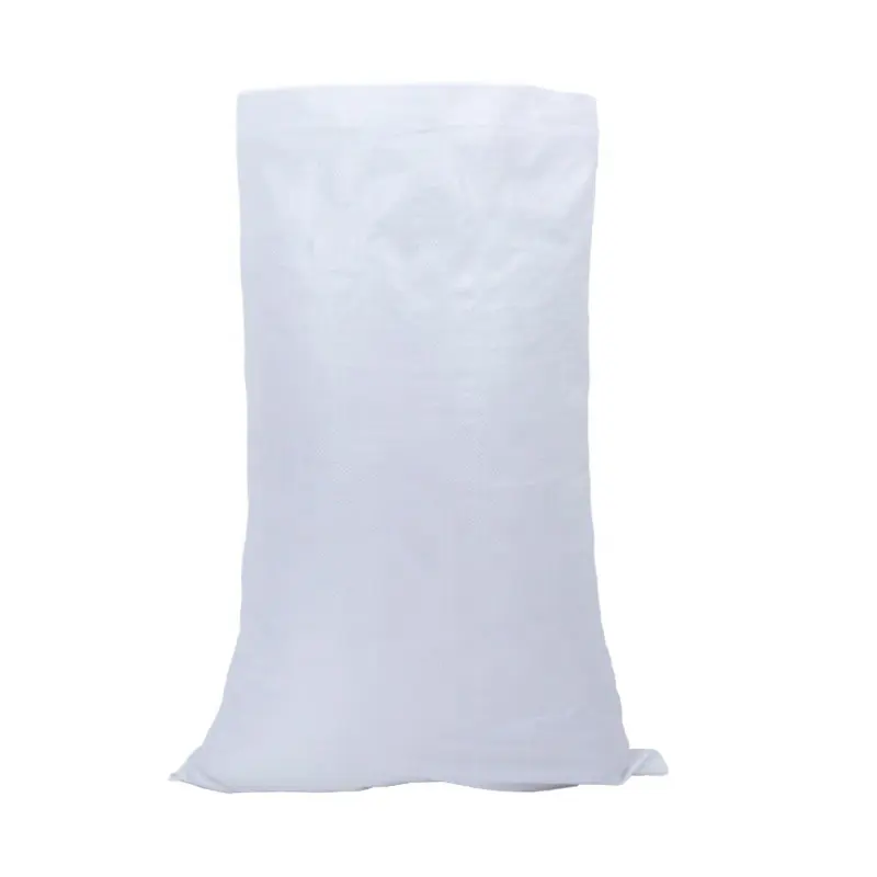 55g 70g couleur blanche personnaliser riz sucre farine engrais alimentation express emballage en plastique PP tissé sac