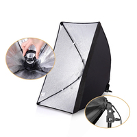Équipement photographique, boîte à lumière pliable facile à utiliser, ampoule pour éclairage photographique, boîte à lumière puissante 50*70cm avec base E27