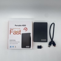 Hard Disk Esterno Portatile HDD da 1TB da 2.5 Pollici in Plastica, Hard Drive SSD Economico SATA 3.0