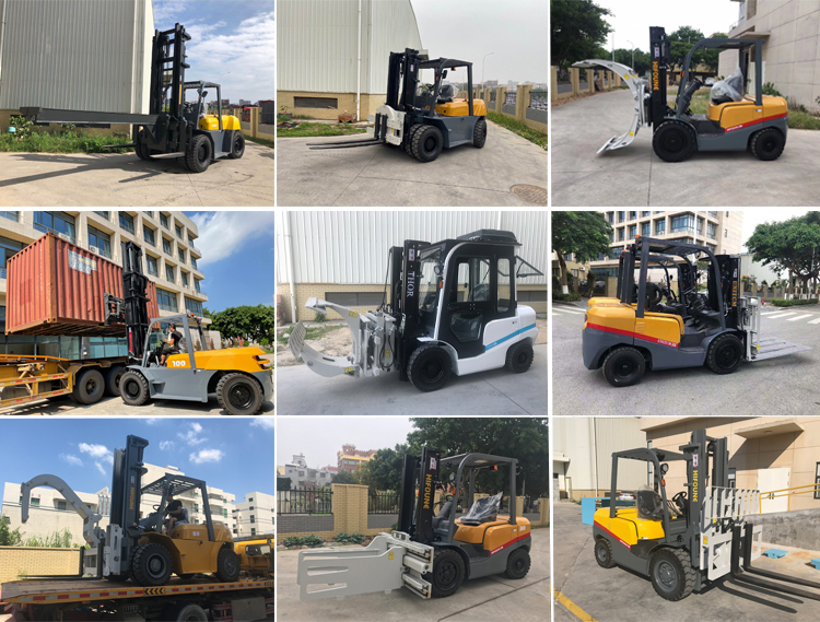 Hifoune Isuzu engine 8 ton diesel forklift truck for sale