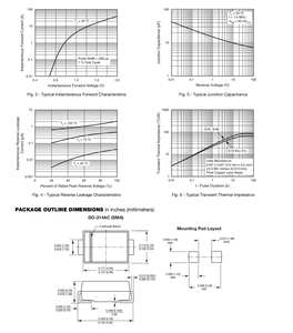 <span class=keywords><strong>Diode</strong></span> redresseuse S1M 1A 1000V DO-214AC pour adaptateur PCB et carte de chargeur - Product Image 6