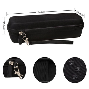Étui rigide pour microphone EVA, pochette de rangement antichoc pour FIFINE K025 <span class=keywords><strong>TONOR</strong></span> K380F, organisateur étanche, sac de transport pour microphone à fermeture éclair - Product Image 2
