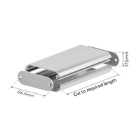 Boîtier d'instrument en aluminium 6063 avec blindage EMI personnalisé pour PCB, finition noire et anodisée naturelle