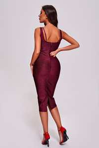 2024 Fashion in Mesh abiti da festa da <span class=keywords><strong>donna</strong></span> Glitter Bodycon bendaggio di compleanno <span class=keywords><strong>unicorno</strong></span> Club metallizzato Sexy abito da Cocktail Midi per le donne - Product Image 4