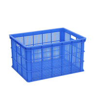 Boîte de transport et de stockage rectangulaire en plastique, caisse, panier, bac de manutention