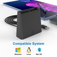 Lecteur de carte intelligente 2-en-1 USB 2.0 CAC EMV SIM à prix d'usine pour Windows, Mac OS et Linux