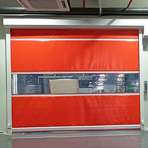 <span class=keywords><strong>Porte</strong></span> roulante industrielle en PVC résistante au vent à grande vitesse pour garage, prix de gros - Product Image 2