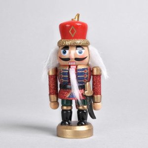 Vente en gros bon marché maison de Noël en bois 13cm Collection artistique décorations ornement <span class=keywords><strong>soldat</strong></span> <span class=keywords><strong>casse</strong></span>-<span class=keywords><strong>noisette</strong></span> de luxe - Product Image 4