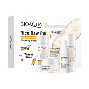 ชุดผลิตภัณฑ์ดูแลผิวหน้า BIOAQUA สารสกัดจากข้าว 5in1 สำหรับเดินทาง ช่วยให้ผิวขาวกระจ่างใสและชุ่มชื้น ขนาดพกพา - Product Image 1