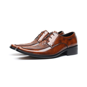 Chaussures Oxford pour hommes britanniques en cuir véritable imperméable, à bout fermé, faites à la main, pour mariage, formelles, décontractées, antidérapantes, avec boucles et sangles - Product Image 2
