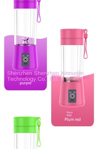 380ml Black Manual Shaker <strong>Blender</strong> Home Appliances Portable Juicer With 6 Blades USB Rechargeable Electric Protein Shaker <strong>Blender</strong> - Product Image 5