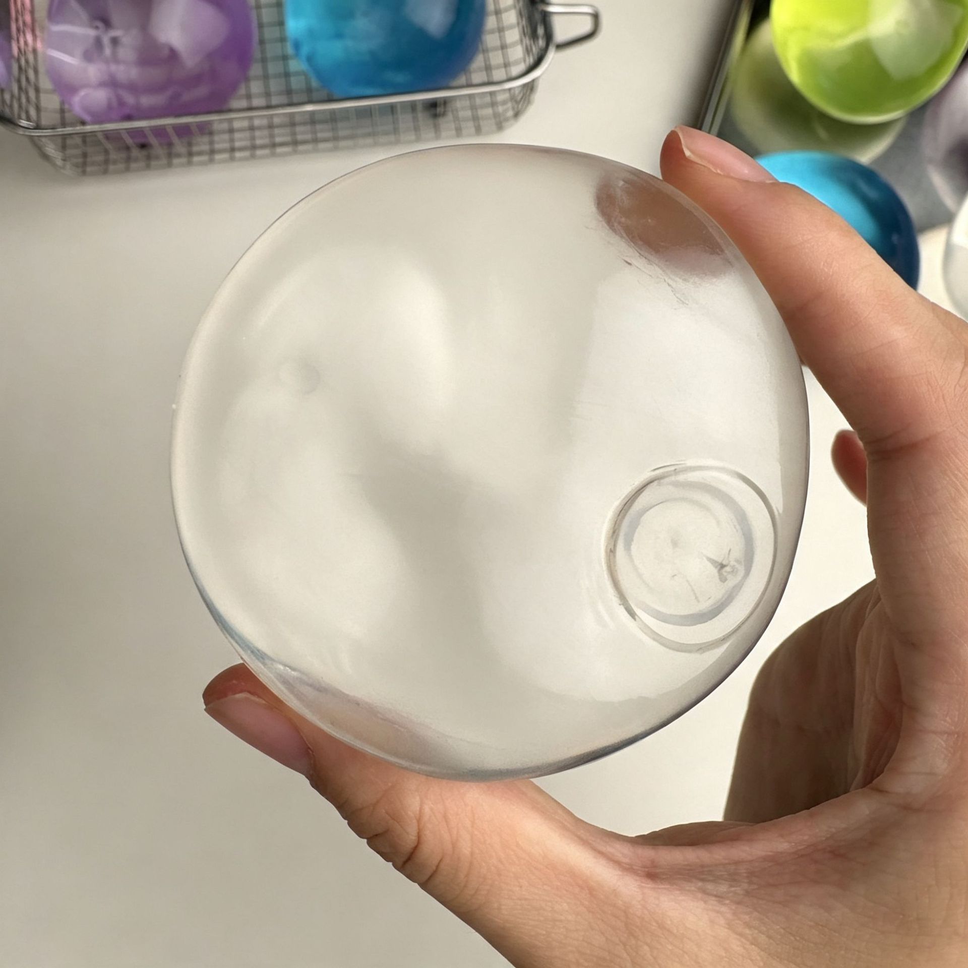 14 Boule super transparente 6cm