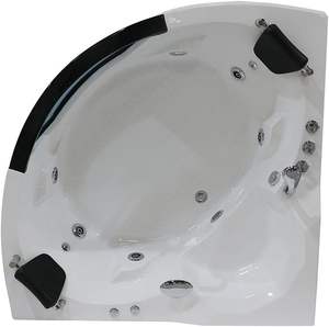 Acrylique moderne autoportant pour baignoire <span class=keywords><strong>jacuzzi</strong></span> spa <span class=keywords><strong>hydromassage</strong></span> unilatéral avec double bain à remous Installation intérieure pour villas - Product Image 4