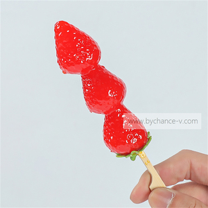 ชุดผลไม้ปลอมเสมือนจริงแบบเสียบไม้ ทนทาน ใช้ตกแต่งโต๊ะกลาง ถ่ายภาพอาหาร ตกแต่งบุฟเฟ่ต์ สำหรับผู้จัดงานอีเว้นท์ - Product Image 5