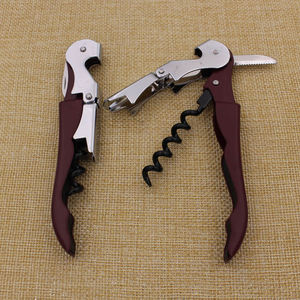 다기능 혁신적인 휴대용 금속 와인 스토퍼 오프너 및 소믈리에 와인 오프너 - Product Image 4