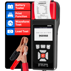 Kingbolen BM800 Car Motorcycle <b>Battery</b> Tester 6V 12V <b>24V</b> Voltage Charger Analyzer With Printing Function - Product Image 1