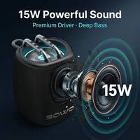 Speaker Nirkabel Portabel Desain Baru 2026 dengan Dudukan Ulir 1/4, Lampu RGB, Radiator Pasif, Bass Dalam, Grosir