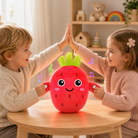 Jouet en peluche piano à rythme sensoriel Fraise, avec son tactile et induction corporelle, jouet éducatif musical pour enfants