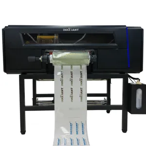 INKGIANT 12 inch uv dtf hot stamping printer manufacturer high speed uv led ink 3d gold logo printing machine
